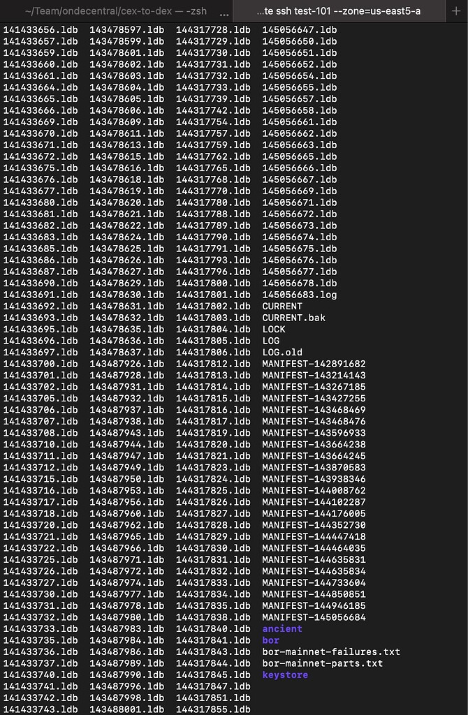Bor not able to use snapshot issue - Stuck on 